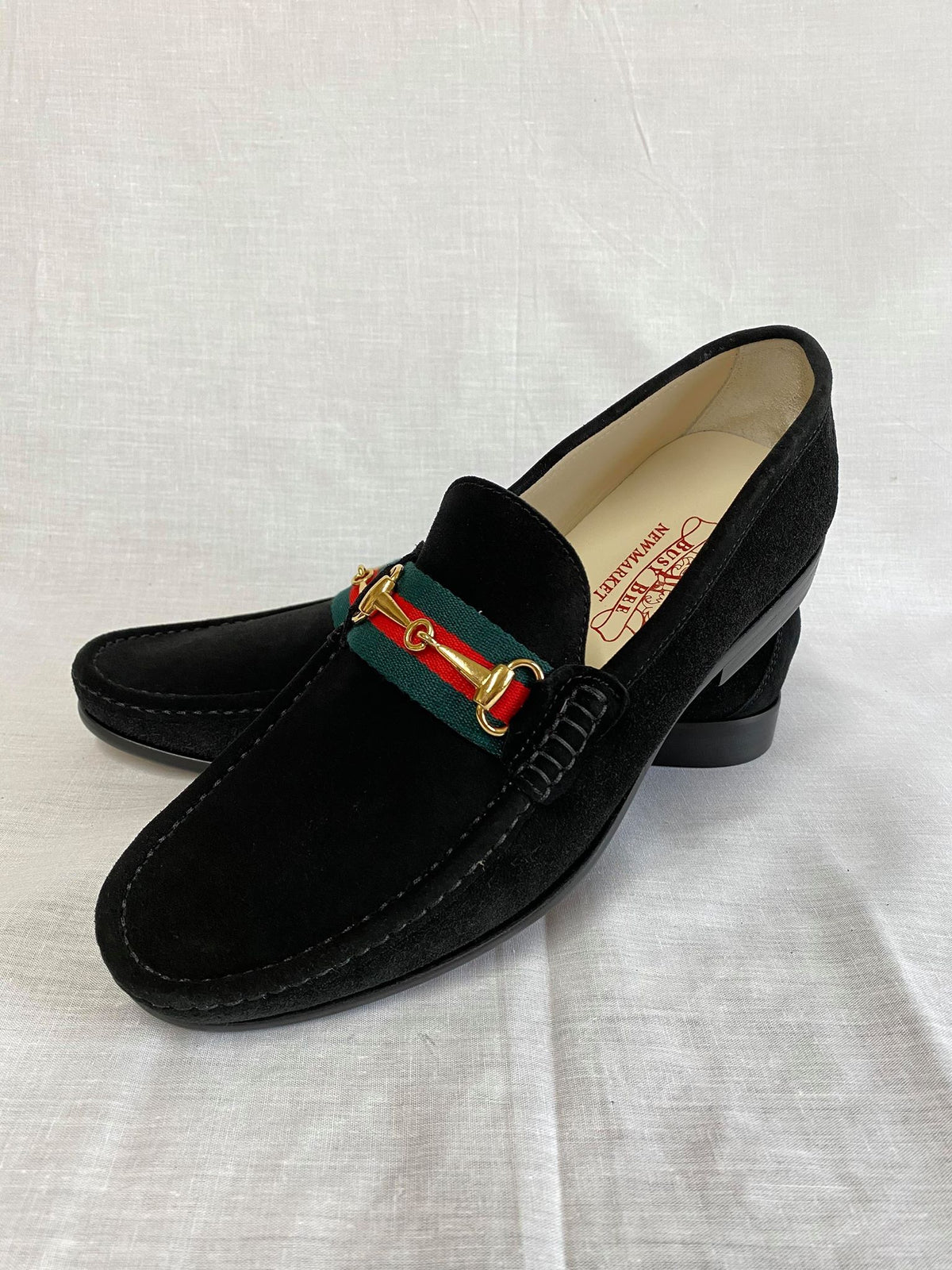Black Suede with Band