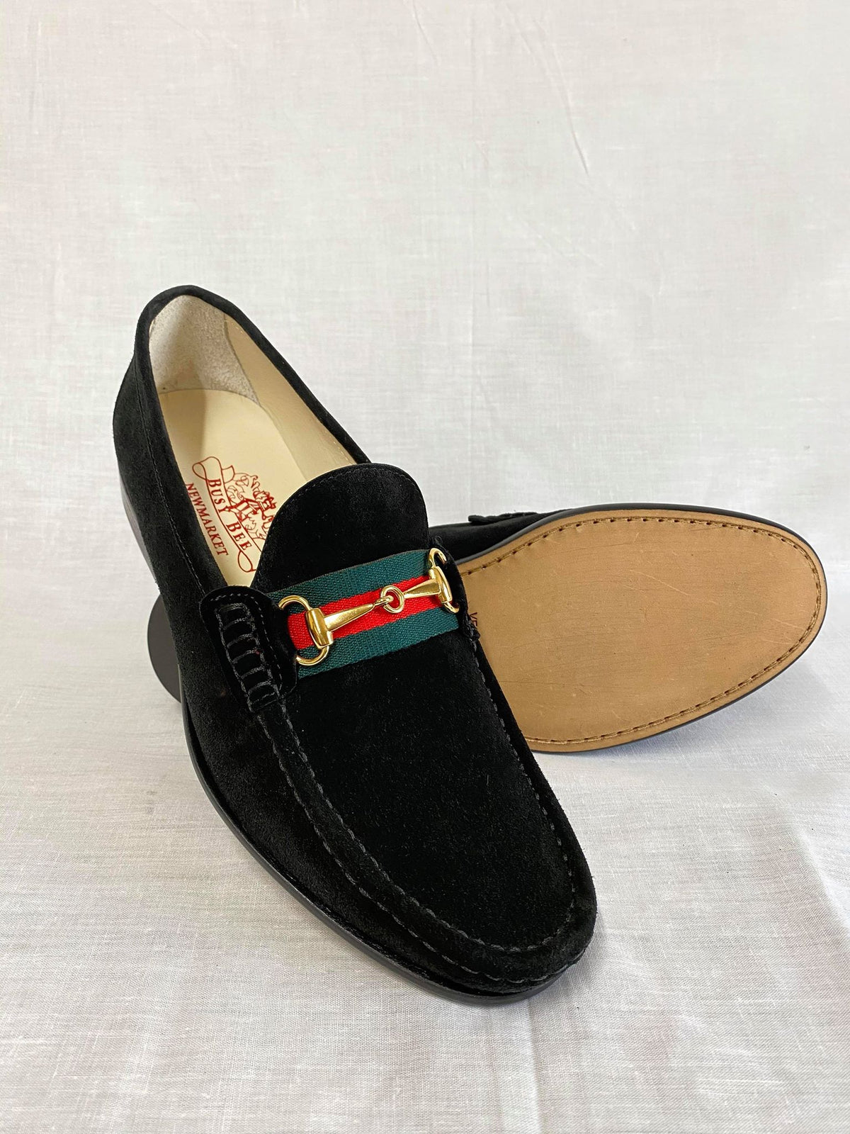 Black Suede with Band