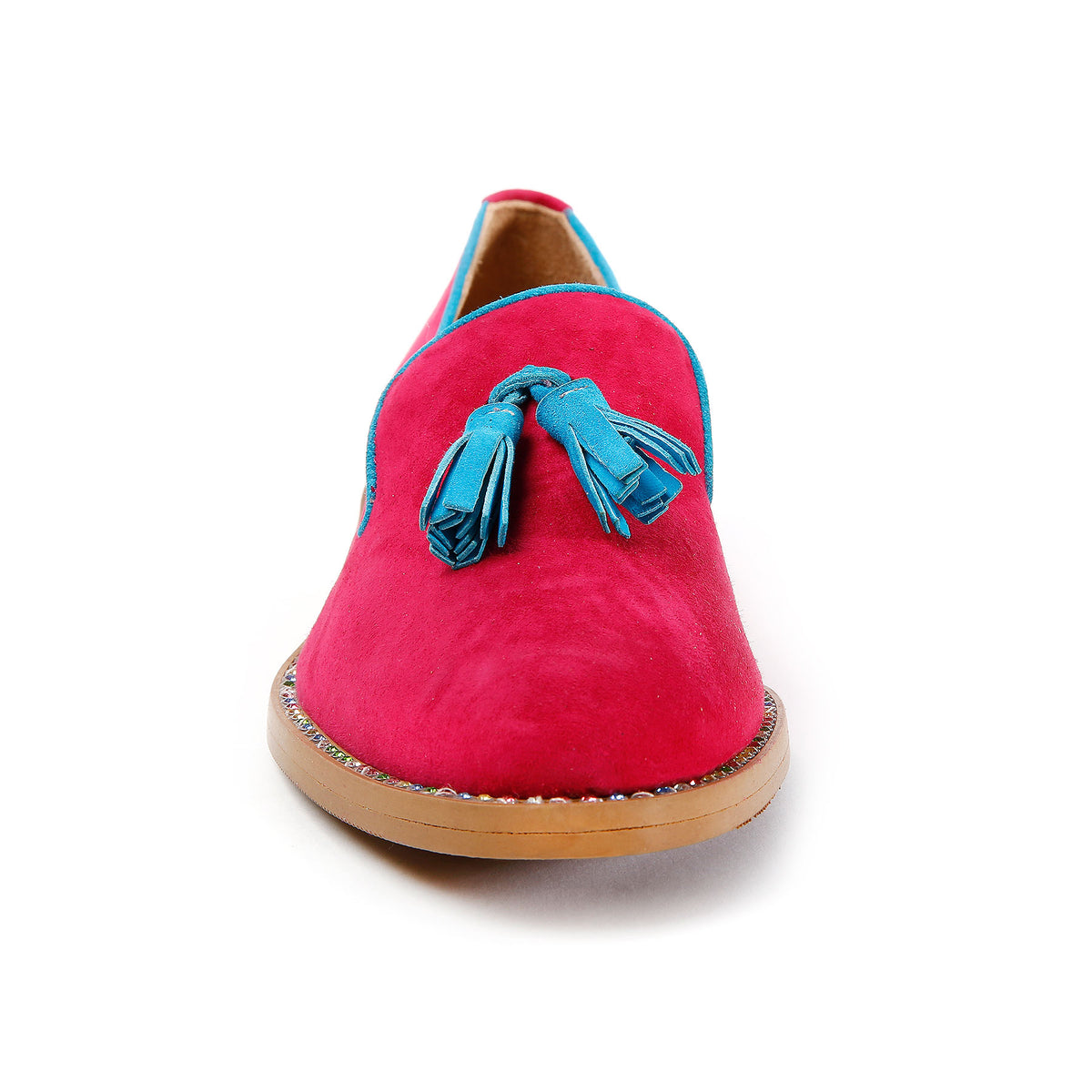 Fuchsia Suede Loafer