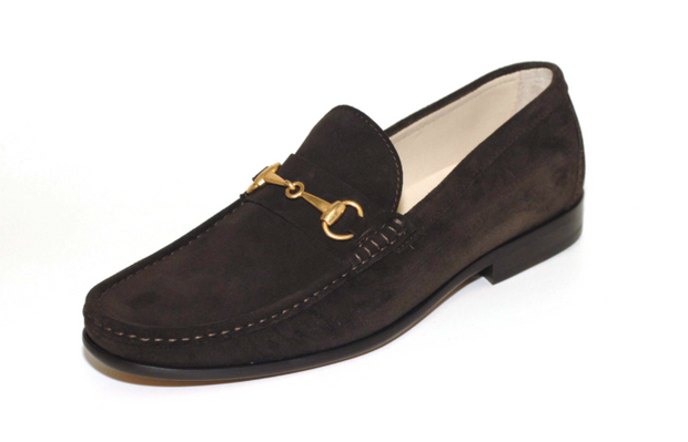 Black shoes gold 2024 buckle